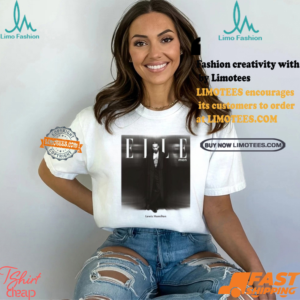Lewis Hamilton Covers The New Edition Of ELLE Men Brazil Magazine Unisex T Shirt Lewis Hamilton Covers The New Edition Of ELLE Men Brazil Magazine Unisex T Shirt