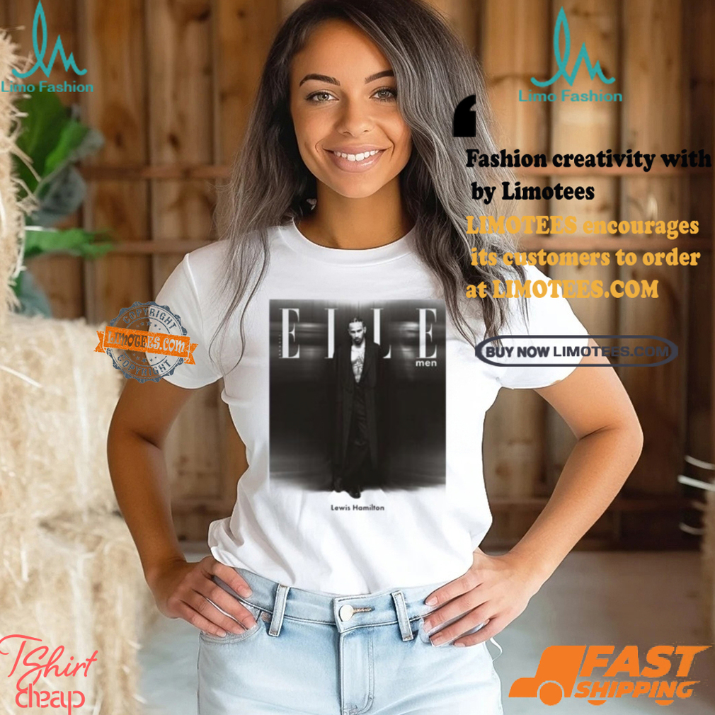 Lewis Hamilton Covers The New Edition Of ELLE Men Brazil Magazine Unisex T Shirt Lewis Hamilton Covers The New Edition Of ELLE Men Brazil Magazine Unisex T Shirt