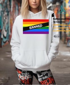 Lgbtq Pond5 Banned Ban Gay Flag Tee Shirt
