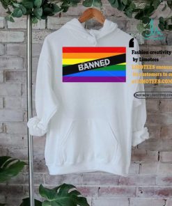 Lgbtq Pond5 Banned Ban Gay Flag Tee Shirt