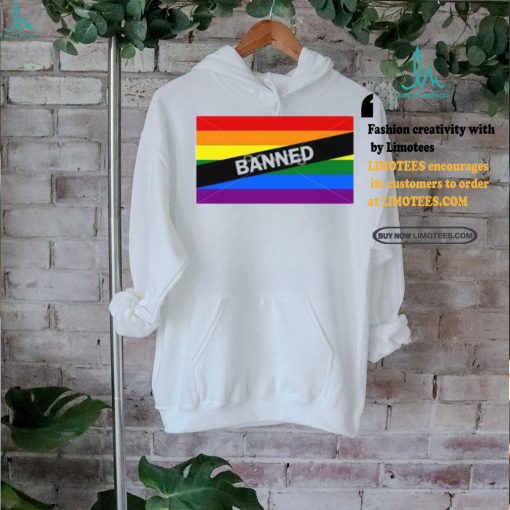 Lgbtq Pond5 Banned Ban Gay Flag Tee Shirt