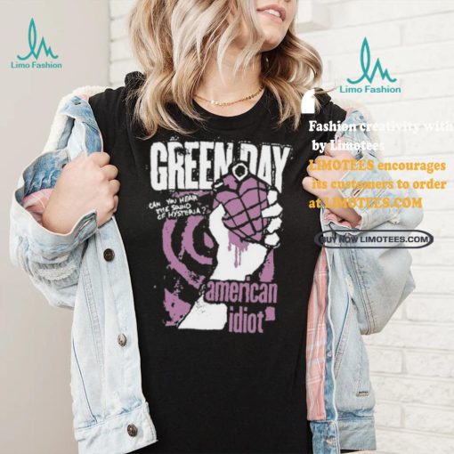 Limited Green Day Can You Hear The Sound Of Hysteria Shirt