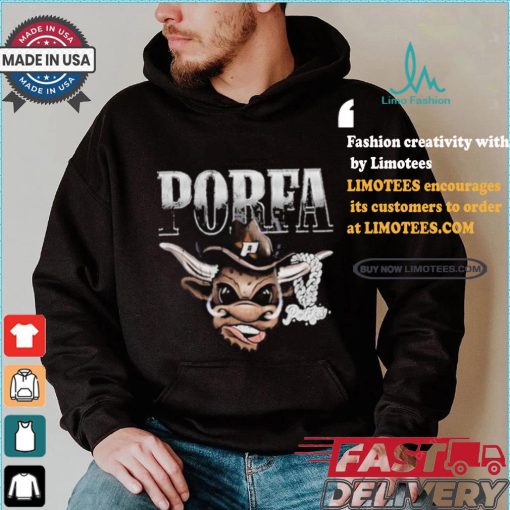 Limited Porfa Bull Black T Shirt
