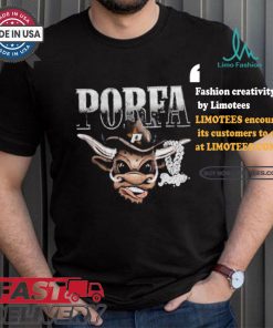 Limited Porfa Bull Black T Shirt
