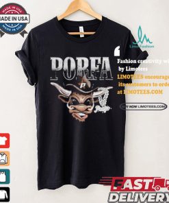 Limited Porfa Bull Black T Shirt