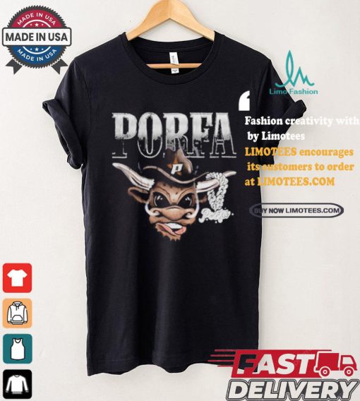 Limited Porfa Bull Black T Shirt