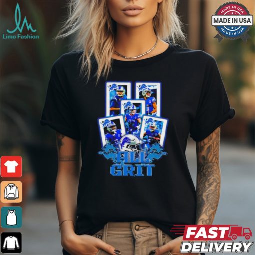 Lions Detroit football players all grit NFL Shirt