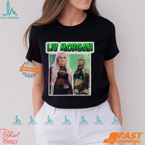 Liv Morgan Green Logo T shirt