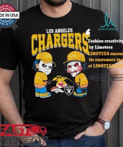 Los Angeles Chargers NFL Halloween Peeing Funny Shirt