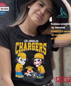 Los Angeles Chargers NFL Halloween Peeing Funny Shirt