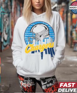 Los Angeles Chargers football Skyline helmet T Shirt