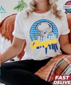 Los Angeles Chargers football Skyline helmet T Shirt