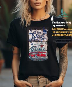 Los Angeles Dodgers Margaritaville Bus Waves Graphic T Shirt