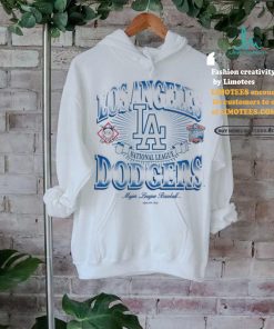 Los Angeles Dodgers Mlb Cooperstown Light Heather Gray Short Sleeve T Shirt