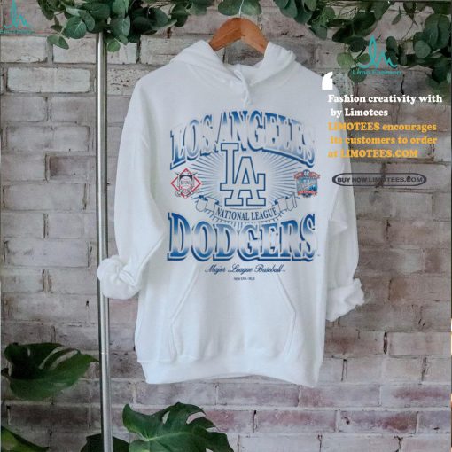 Los Angeles Dodgers Mlb Cooperstown Light Heather Gray Short Sleeve T Shirt
