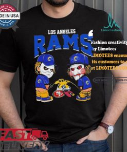 Los Angeles Rams NFL Halloween Peeing Funny Shirt