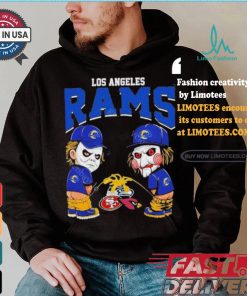 Los Angeles Rams NFL Halloween Peeing Funny Shirt