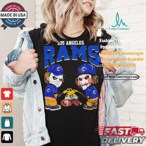 Los Angeles Rams NFL Halloween Peeing Funny Shirt