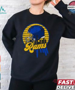 Los Angeles Rams football Skyline helmet T Shirt