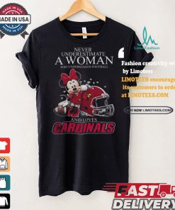 Louisville Cardinals x Minnie Mouse Never Underestimate A Woman Who Understands Football shirt