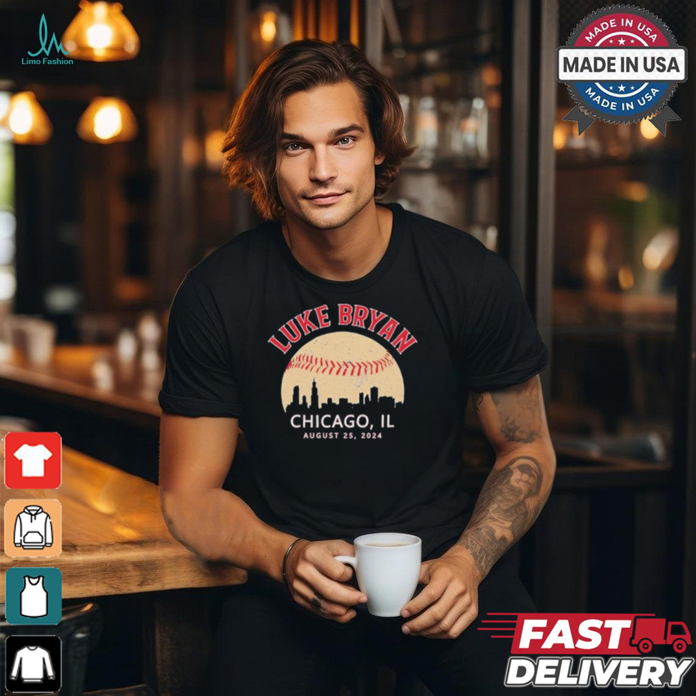 Luke Bryan Chicago, IL August 25 2024 Shirt Luke Bryan Chicago, IL August 25 2024 Shirt