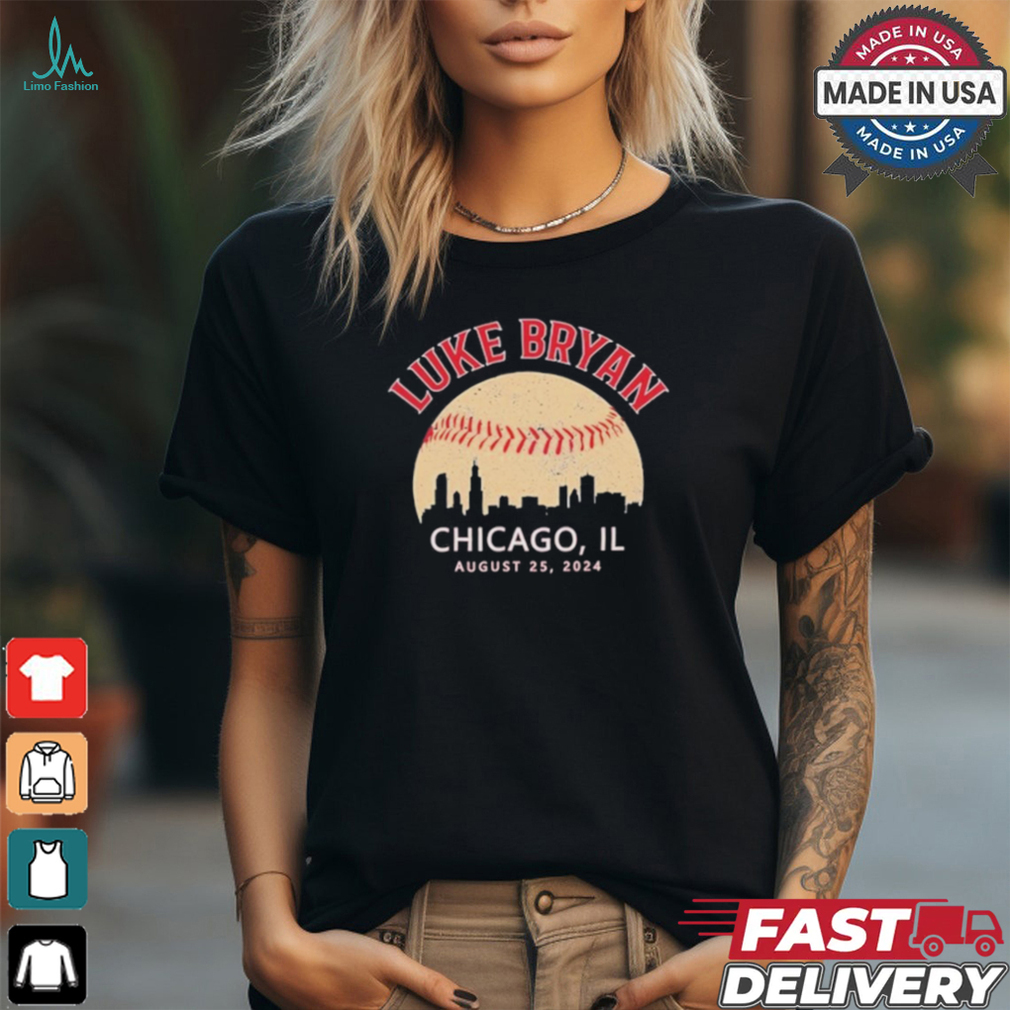 Luke Bryan Chicago, IL August 25 2024 Shirt Luke Bryan Chicago, IL August 25 2024 Shirt