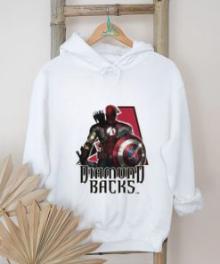 MLB Captain America Thor Spider Man Hawkeye Avengers Endgame Baseball Arizona Diamond shirt