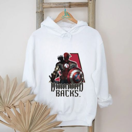 MLB Captain America Thor Spider Man Hawkeye Avengers Endgame Baseball Arizona Diamond shirt