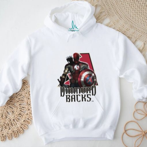 MLB Captain America Thor Spider Man Hawkeye Avengers Endgame Baseball Arizona Diamond shirt