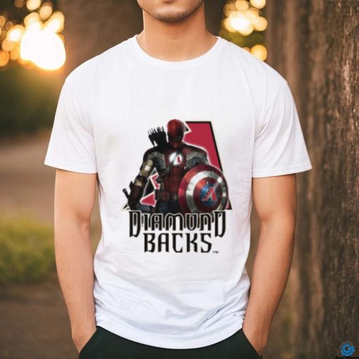 MLB Captain America Thor Spider Man Hawkeye Avengers Endgame Baseball Arizona Diamond shirt