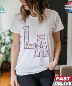 MLB LA Allover Print T Shirt