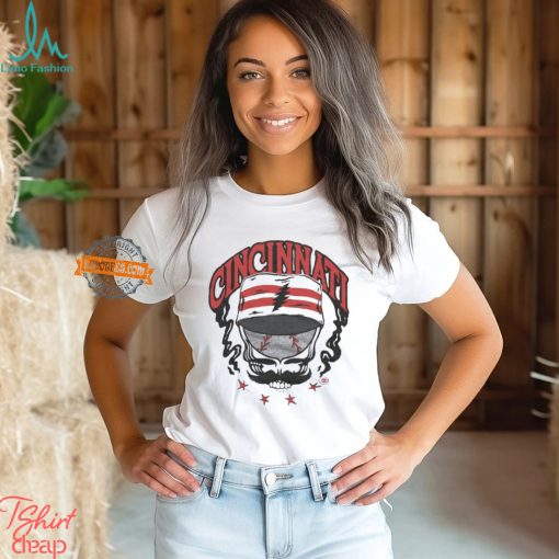 MLB x Grateful Dead x Reds Skull 2024 t shirt