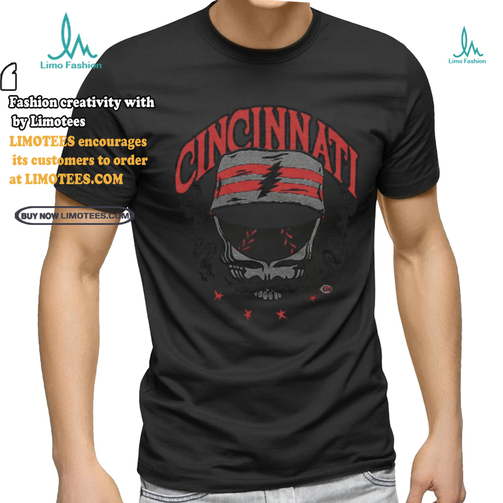 MLB x Grateful Dead x Reds Skull shirt MLB x Grateful Dead x Reds Skull shirt