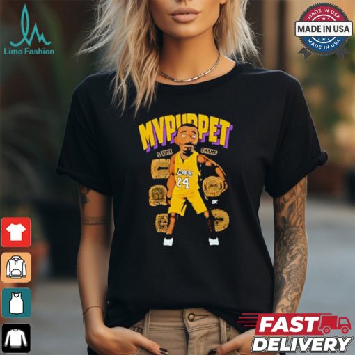 MVPUPPET Kobe 5 Time Champ Caricature Shirt