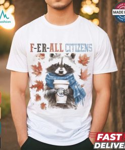 Manchester City Raccoon Fan F er all Gunners In Fall Season T shirt