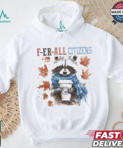 Manchester City Raccoon Fan F er all Gunners In Fall Season T shirt