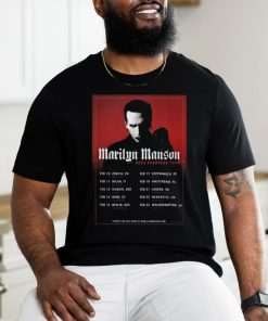 Marilyn Manson European Tour 2025 Shirt, hoodie, sweater, long sleeve and tank top Marilyn Manson European Tour 2025 Shirt