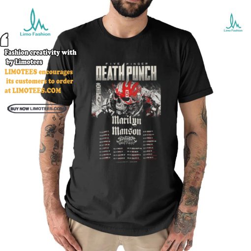 Marilyn Manson Five Finger Death Punch Tour 2024 Shirt
