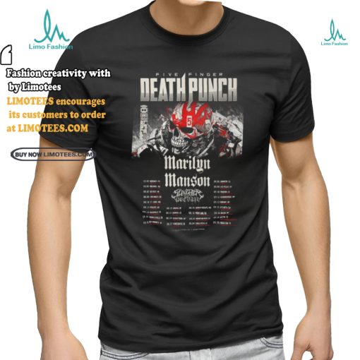 Marilyn Manson Five Finger Death Punch Tour 2024 Shirt