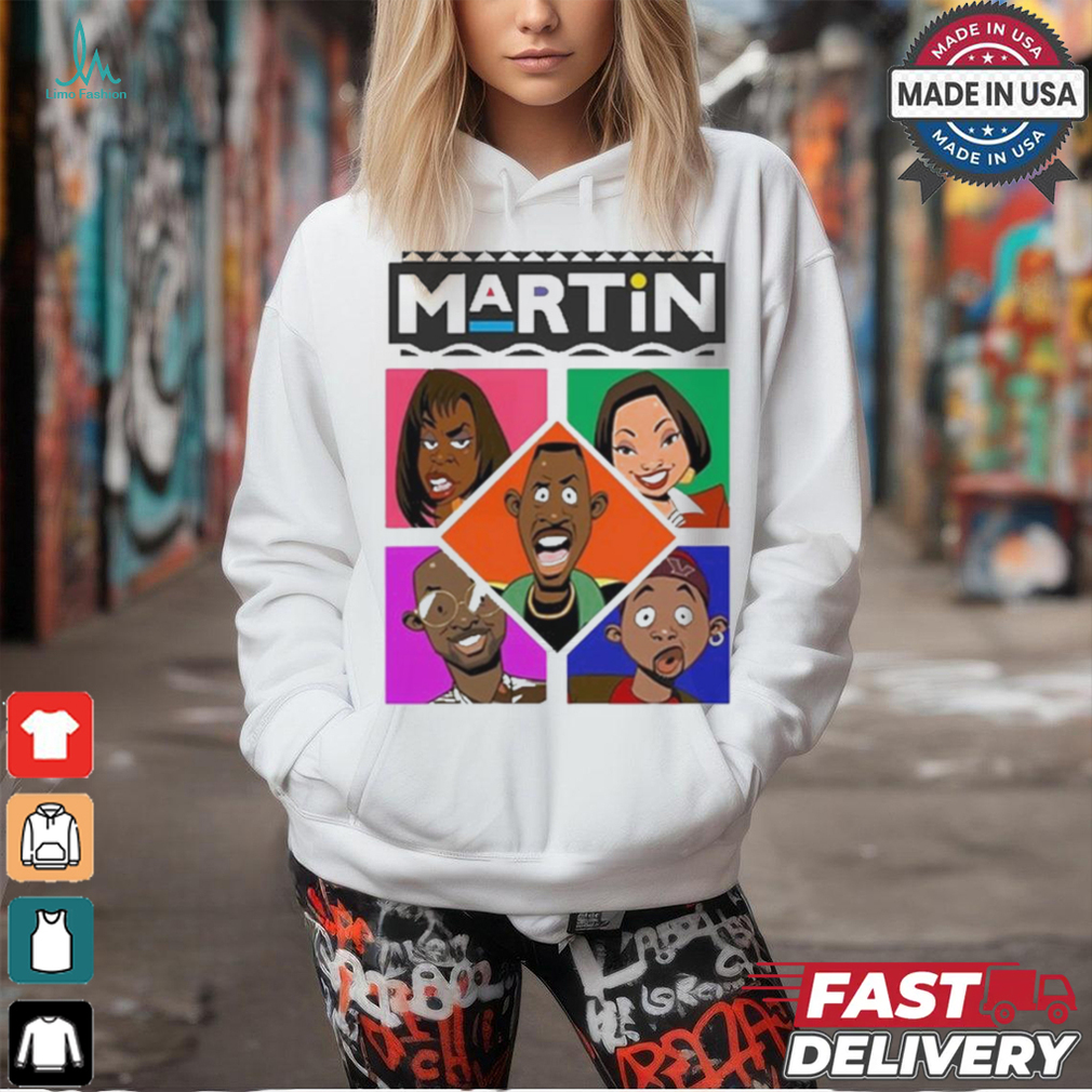 Martin Lawrence Martin Tv Shows Cartoon t shirt Martin Lawrence Martin Tv Shows Cartoon t shirt