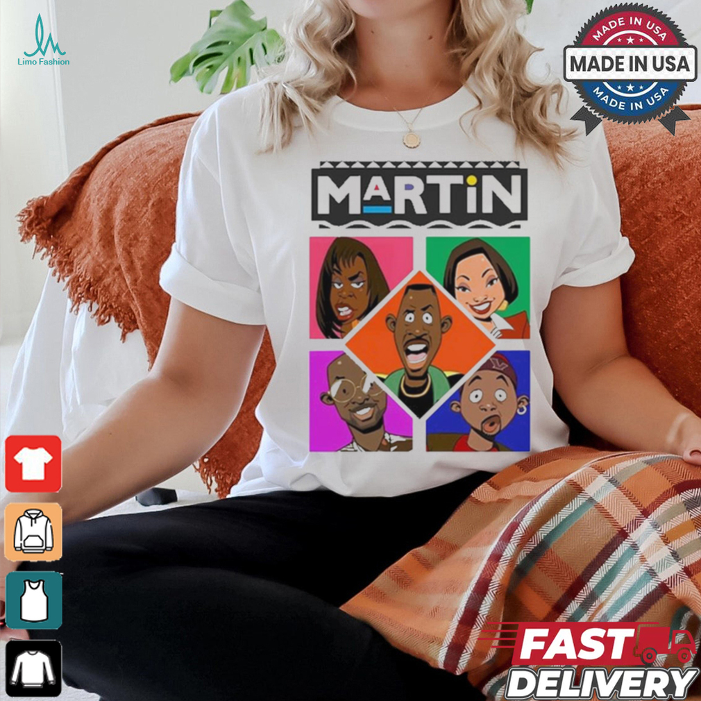 Martin Lawrence Martin Tv Shows Cartoon t shirt Martin Lawrence Martin Tv Shows Cartoon t shirt