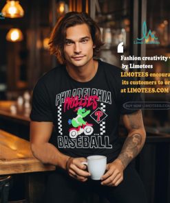 Mascot Phillie Phanatic Ride A Bike Philadelphia Phillies Baseball T Shirt