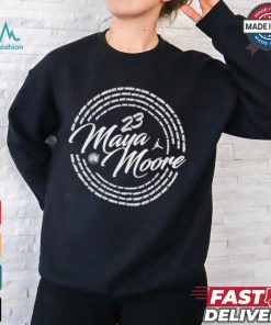 Maya Moore Warmup 23 cricle shirt