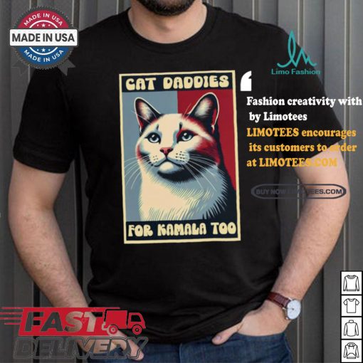 Men Kamala Cat Ladies For Kamala Too Shirt