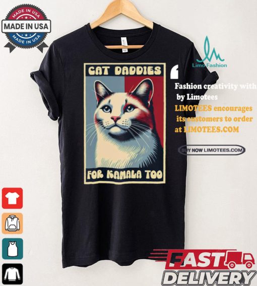 Men Kamala Cat Ladies For Kamala Too Shirt