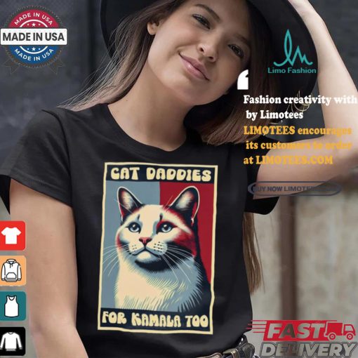 Men Kamala Cat Ladies For Kamala Too Shirt