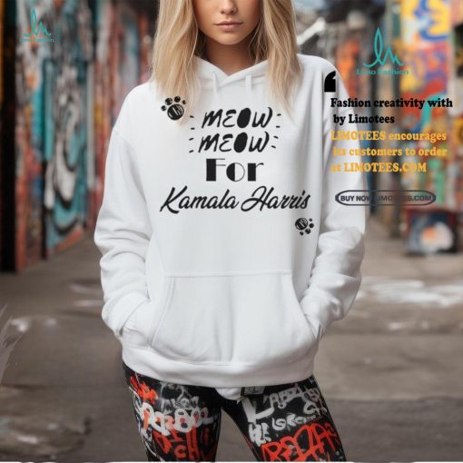 Meow Meow For Kamala Harris Shirt