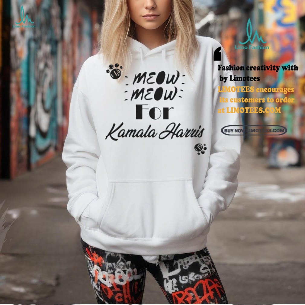 Meow Meow For Kamala Harris Shirt Meow Meow For Kamala Harris Shirt