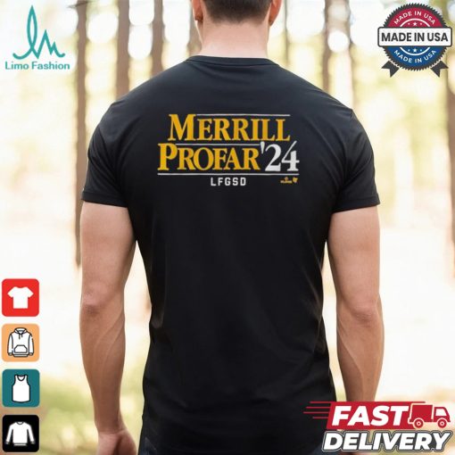 Merrill Profar ’24 LFGSD T shirts