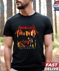 Metallica Garage Photo Yellow T Shirt